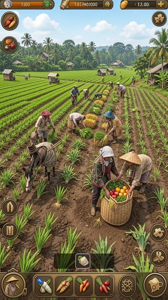 Tampilan menu awal yang menarik dan mudah dinavigasi.
