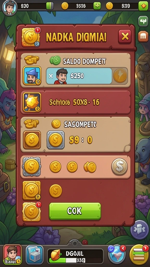 Karakter unik dengan kemampuan berbeda di tiap level.
