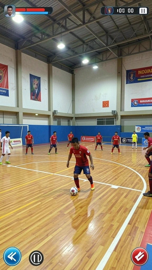 Tampilan antarmuka permainan yang menarik dan responsif.