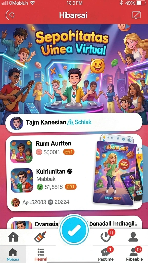 Tampilan antarmuka yang ramah pengguna.