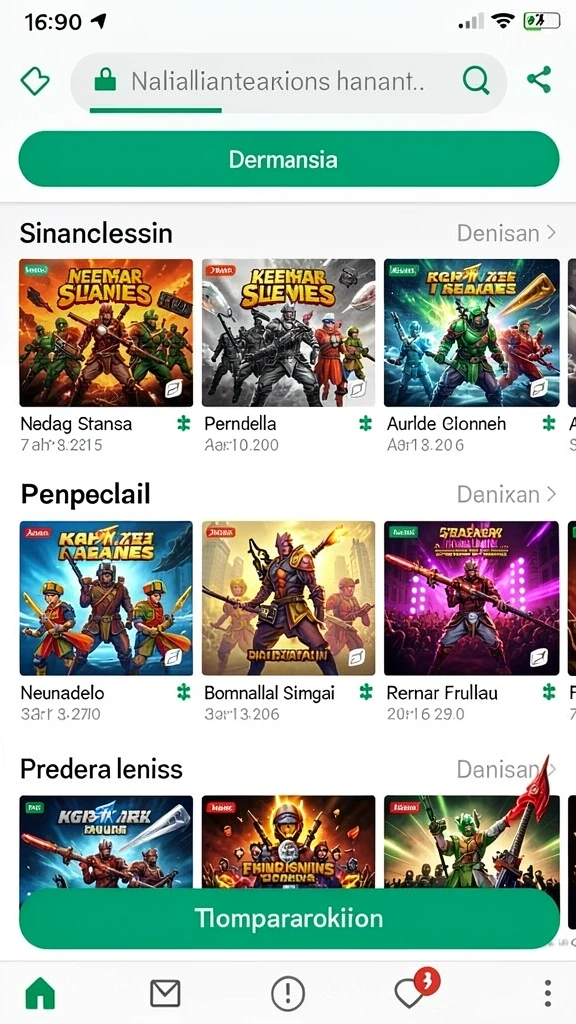 Grafis menawan saat menjelajahi dunia baru.