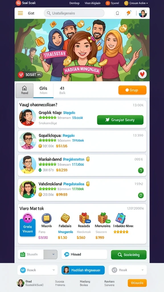 Karakter customizable yang membuat pengalaman bermain lebih personal.