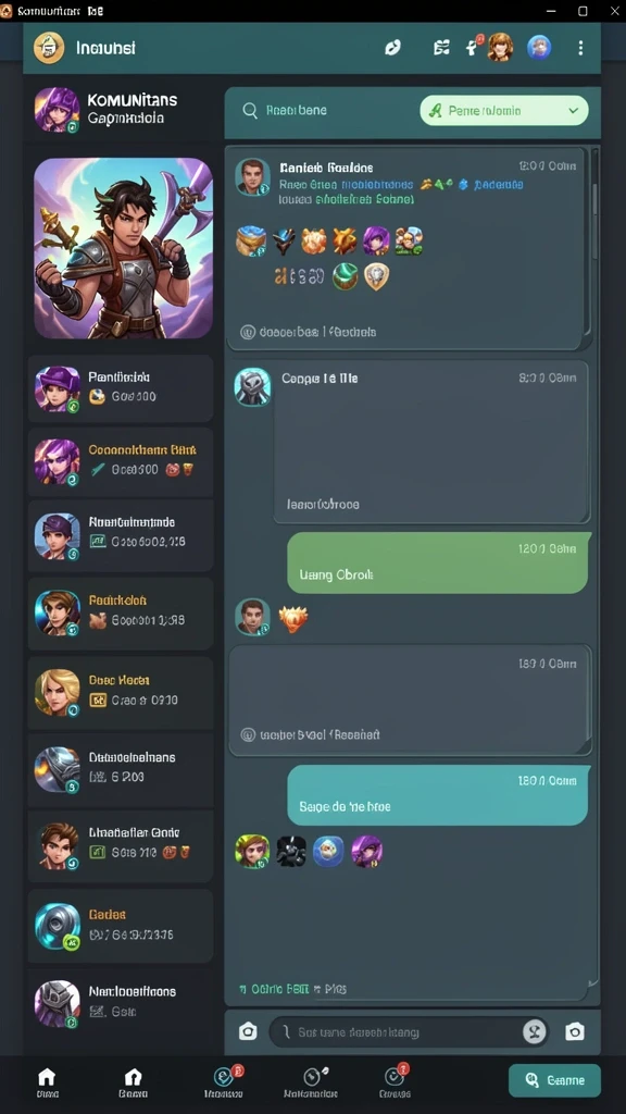Karakter dalam game yang bisa diupgrade sesuai keinginan.