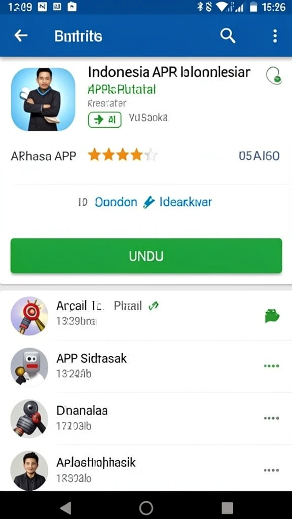 Screenshot menunjukkan tampilan antarmuka pengguna yang menarik.
