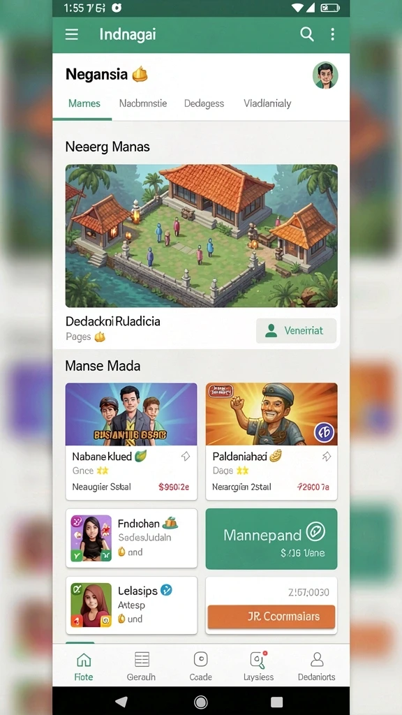 Screenshot memperlihatkan dunia fantasi yang kaya akan eksplorasi.