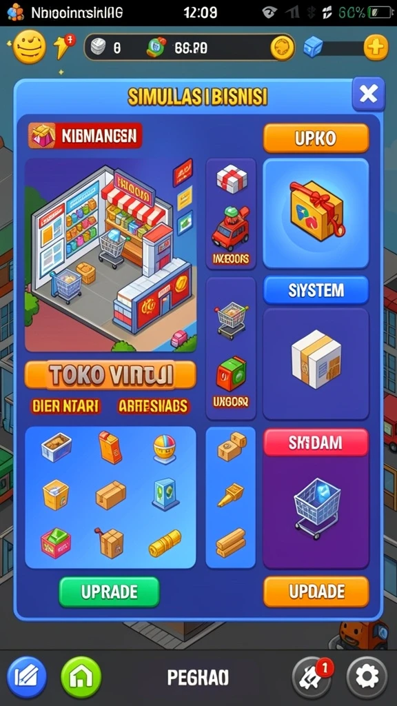 Sistem level yang beragam dan penuh tantangan.