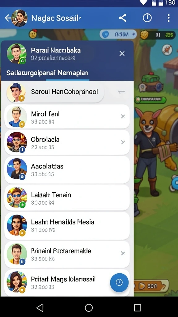 Screenshot menampilkan pertarungan epik di DEWANUSA.