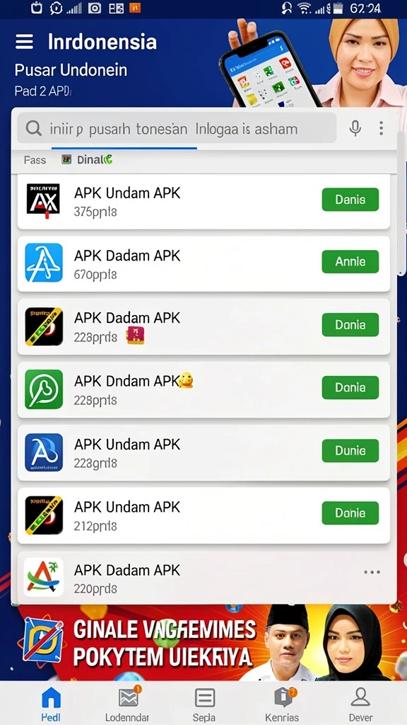 Tampilan antarmuka yang intuitif dan menarik.