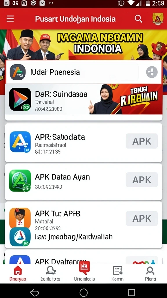 Tampilan menu utama HOKIHEBAT yang menarik dan intuitif.