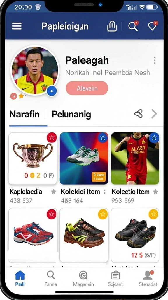Tampilan antarmuka yang ramah pengguna dan mudah dinavigasi.