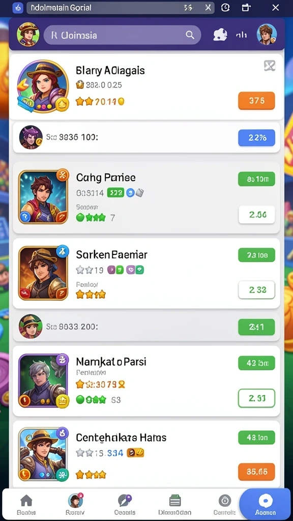 Banyak pilihan permainan untuk dipilih.