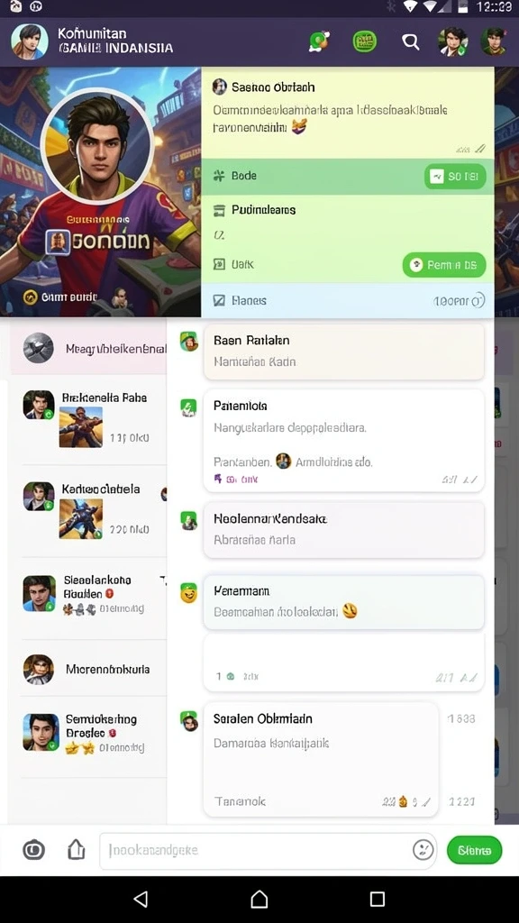 Screenshot 1: Tampilan awal aplikasi JAGO11 yang menarik.