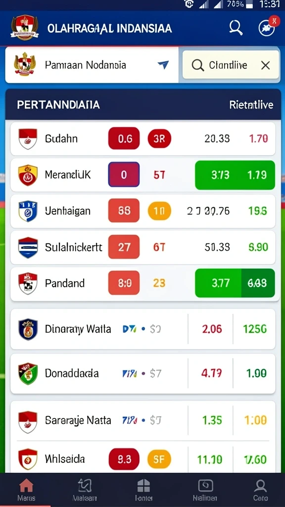 Pemberitahuan informasi penting langsung di layar utama.