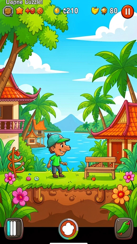 Menggambarkan mode multiplayer saat bermain bersama teman.