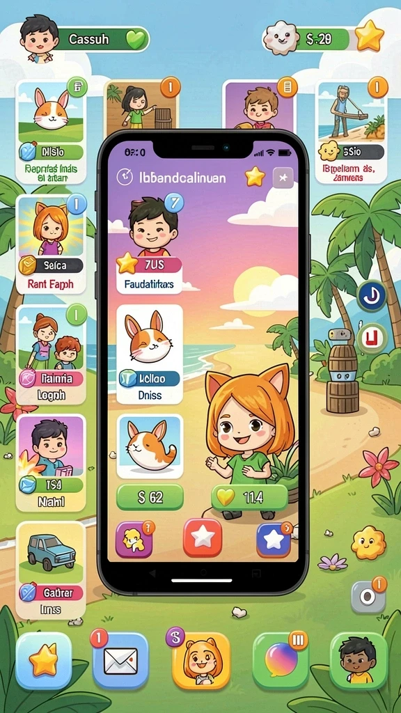Interaksi sosial yang seru dengan fitur multiplayer.