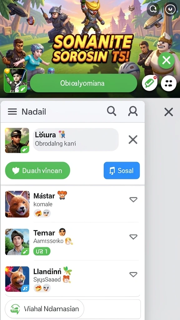 Tangkapan layar menampilkan tampilan grafis yang menawan.