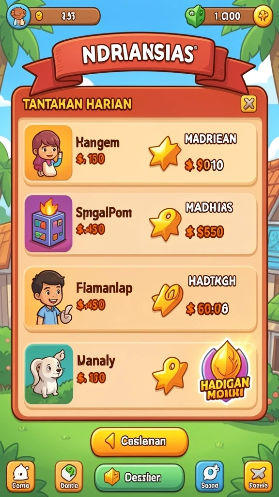 Antarmuka yang menarik dan mudah digunakan.