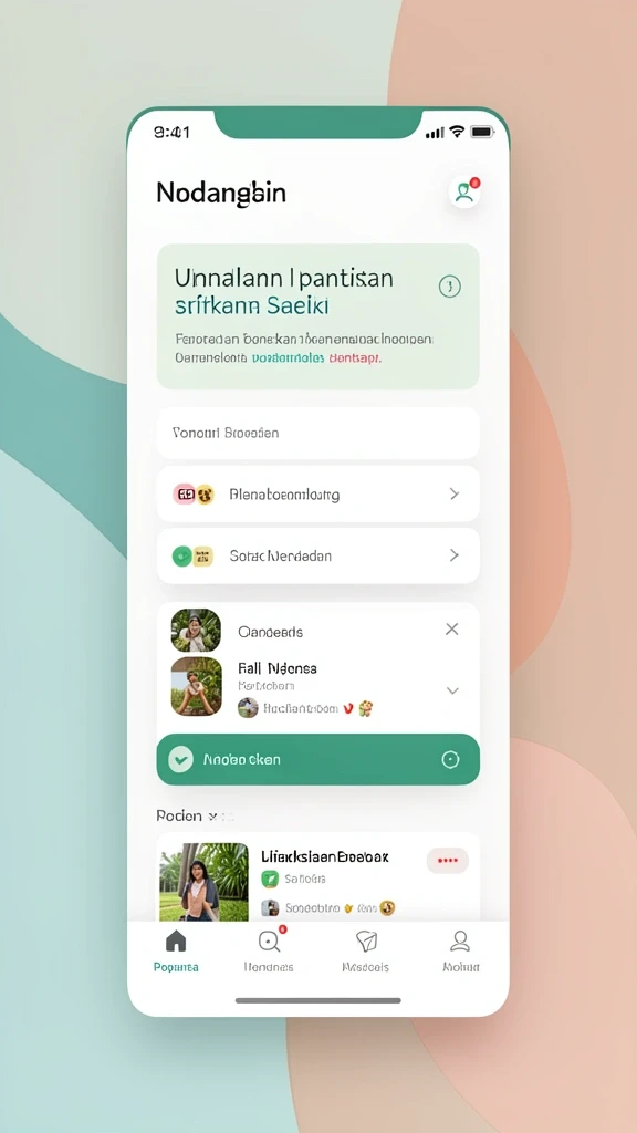 Tampilan antarmuka aplikasi yang menarik dan intuitif.