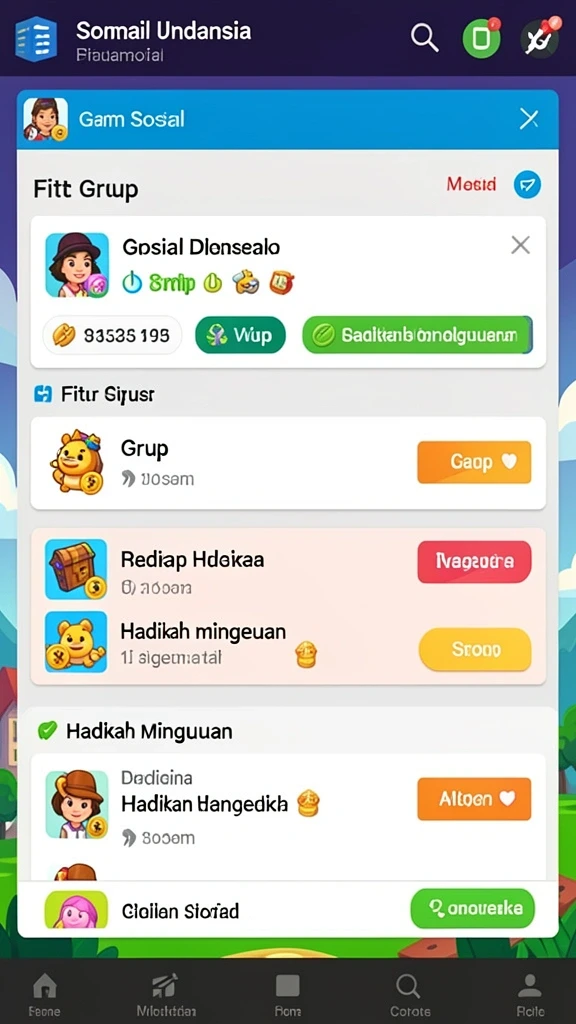 Beragam game slot dengan tema yang bervariasi.