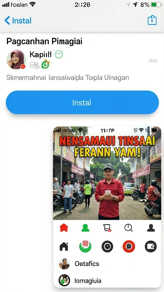 Rintangan menantang yang harus dilalui.