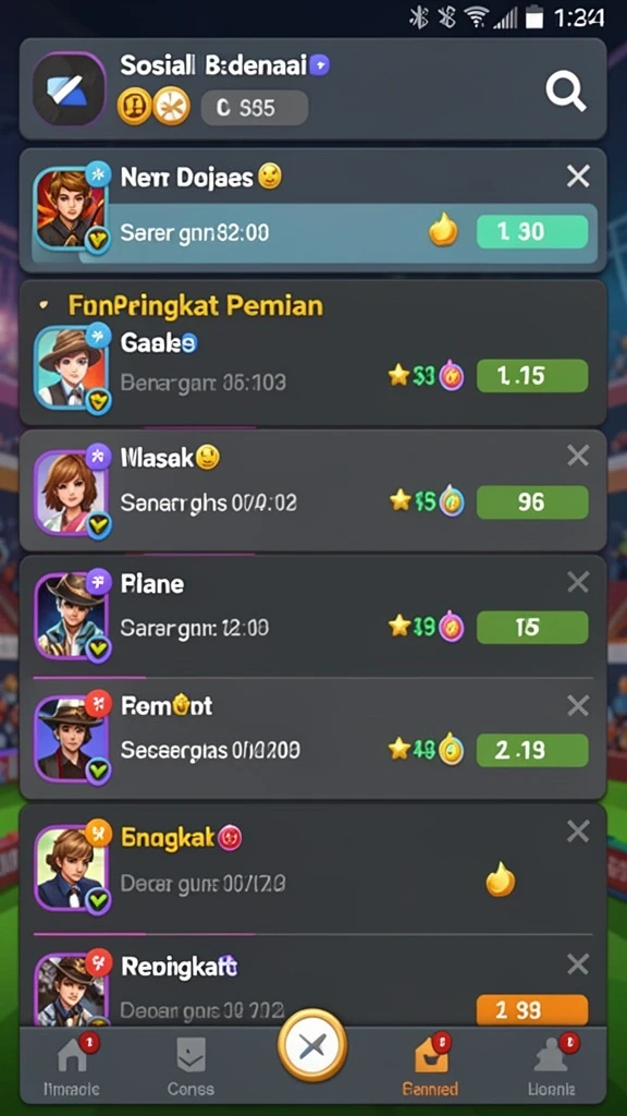 Berbagai mode permainan yang menarik untuk semua pengguna.