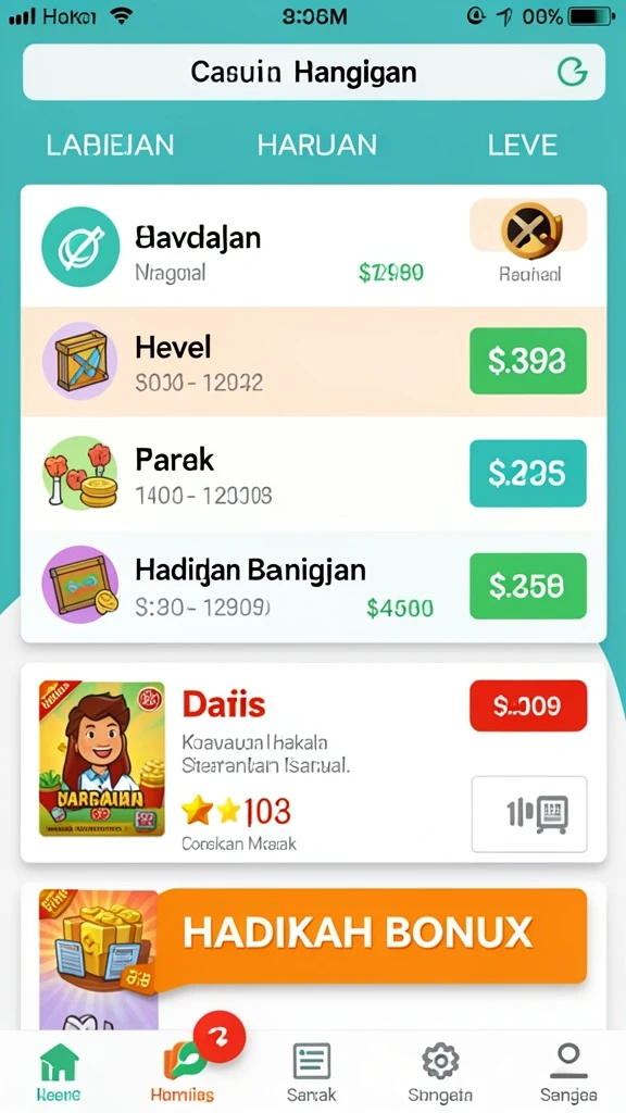 Tangkapan layar dari gameplay yang menakjubkan.