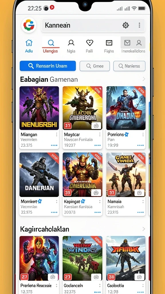 Tampilan awal game VC55 yang menawan.