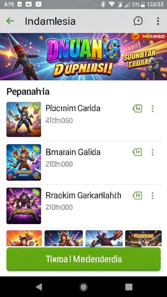 Tampilan level baru yang penuh tantangan.