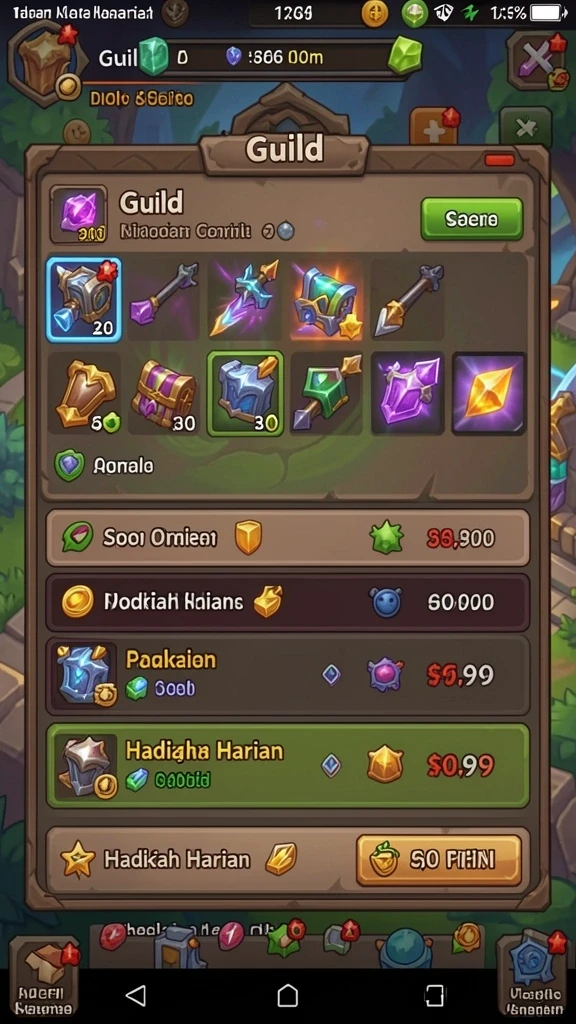 Screenshot menunjukkan tampilan indah dari karakter utama.